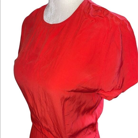 Something Navy Neon Coral Dress - Picture 15 of 16